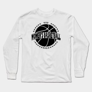 women's basketball || Black Long Sleeve T-Shirt